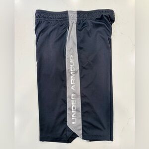 Under Armour Kids' Black and Gray Shorts